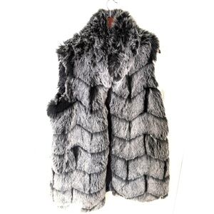 Donna Slayers Fabulous Furs Faux Fur Vest Size Extra Large